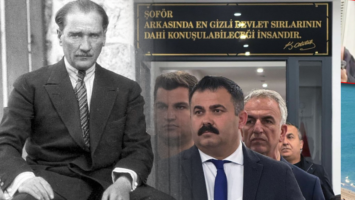 Bu kadarına da pes! Atatürk'e ait olmayan sözü şoförler odasına astılar