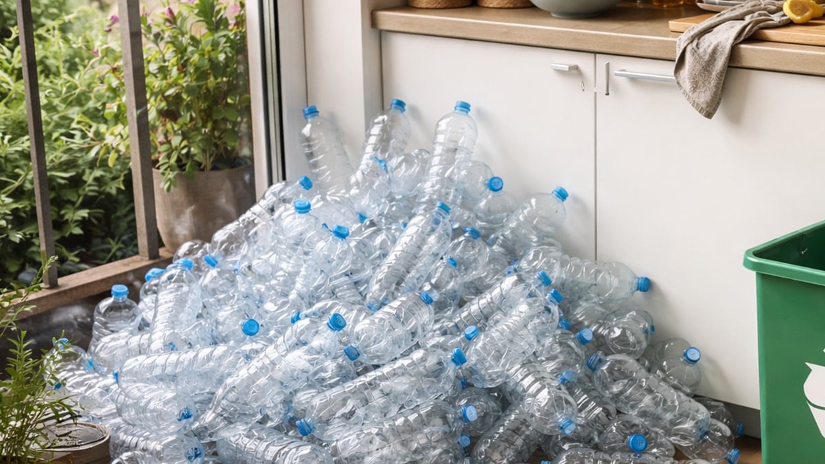 Boş pet şişeleri evden atın çağrısı