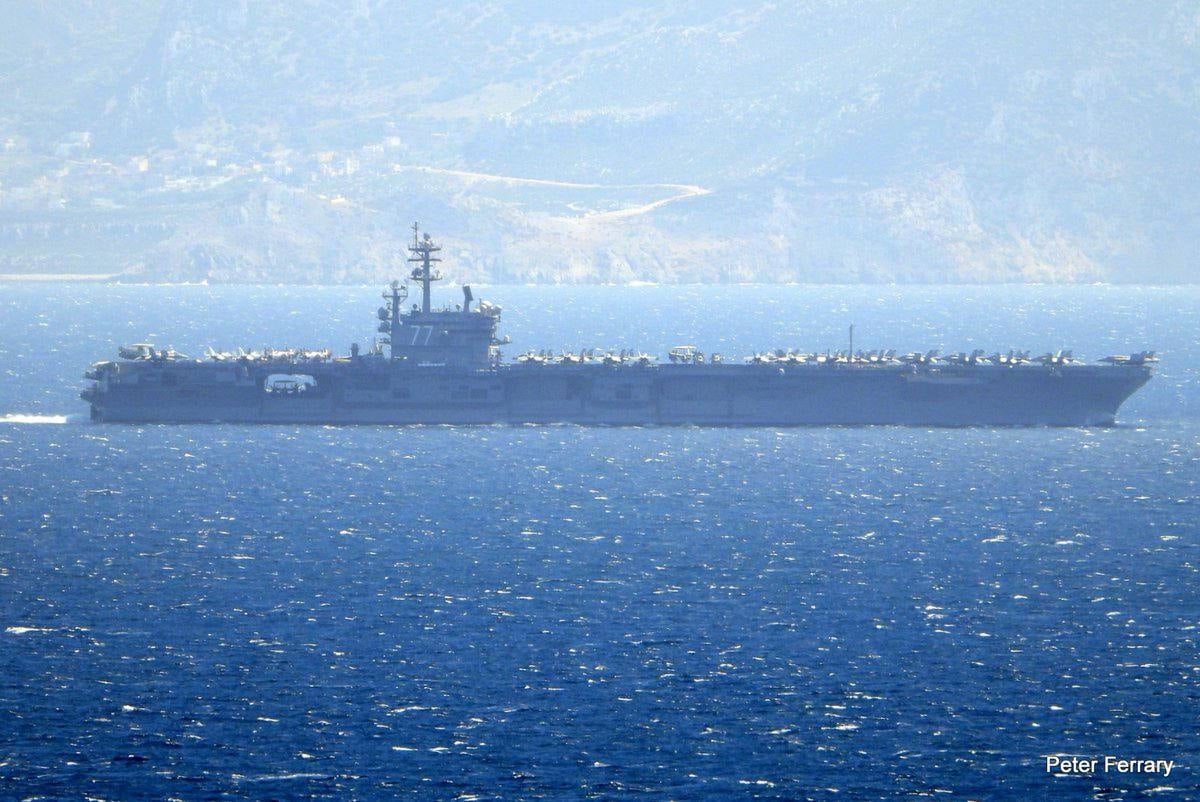 ABD'nin 3. uçak gemisi Akdeniz'de