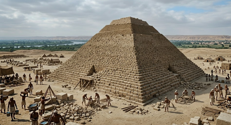 İnsanlığın en büyük sırrı çözüldü: Piramitler böyle inşa edilmiş