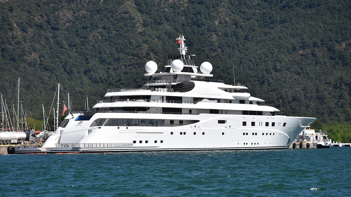 'A+' Marmaris'e yanaştı, 25 milyon 200 bin lira ödedi