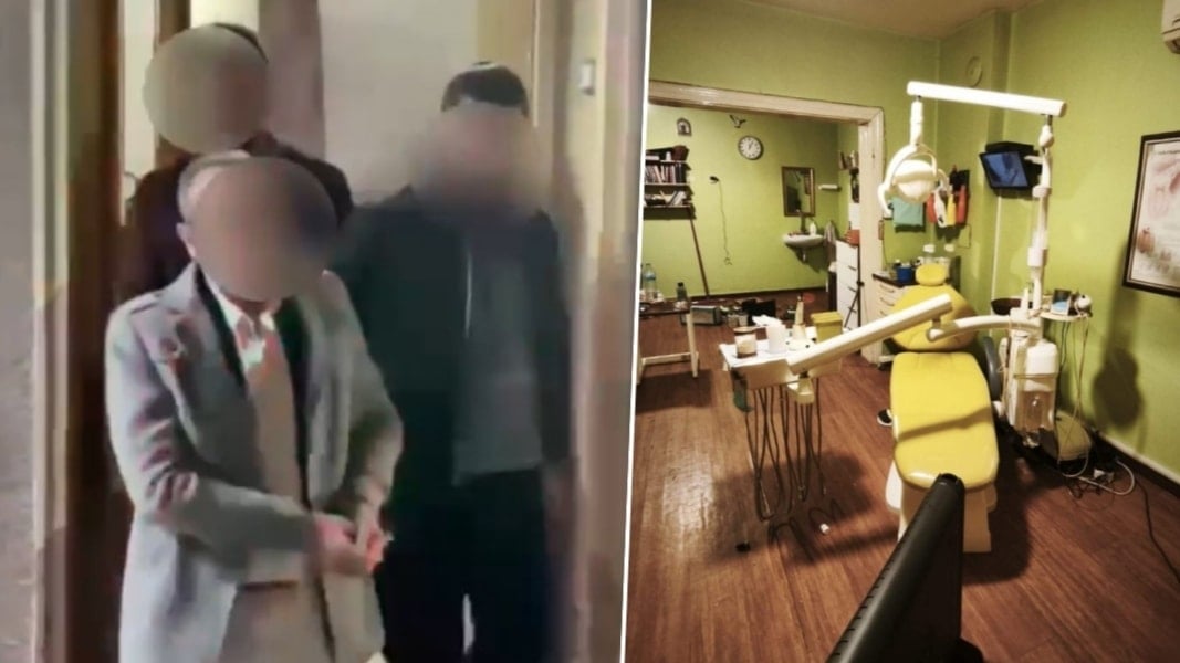 Merdiven altı dişçi, suçüstü yakalandı