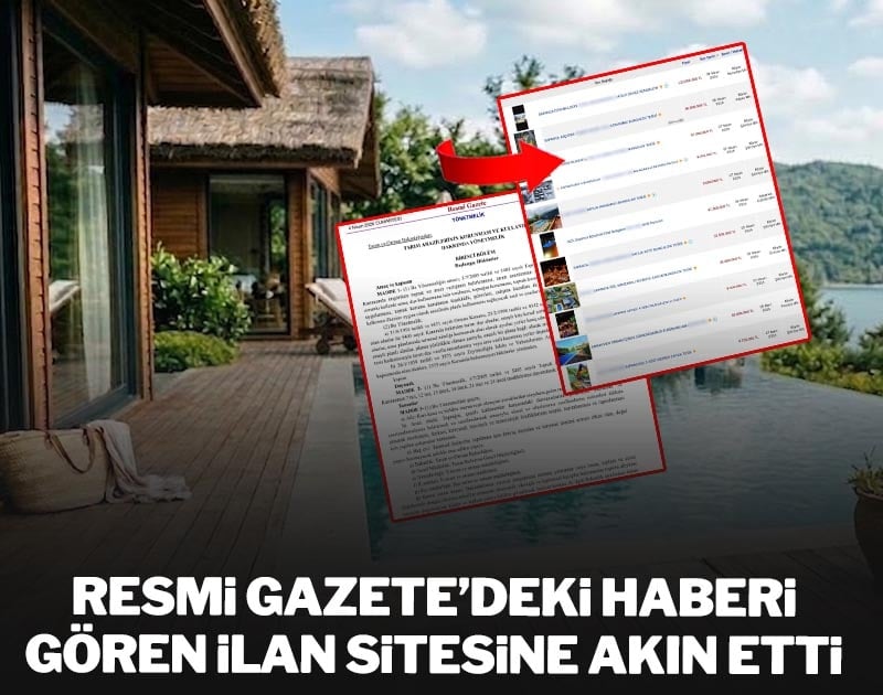 Resmi Gazete'deki haberi gören ilan sitesine akın etti