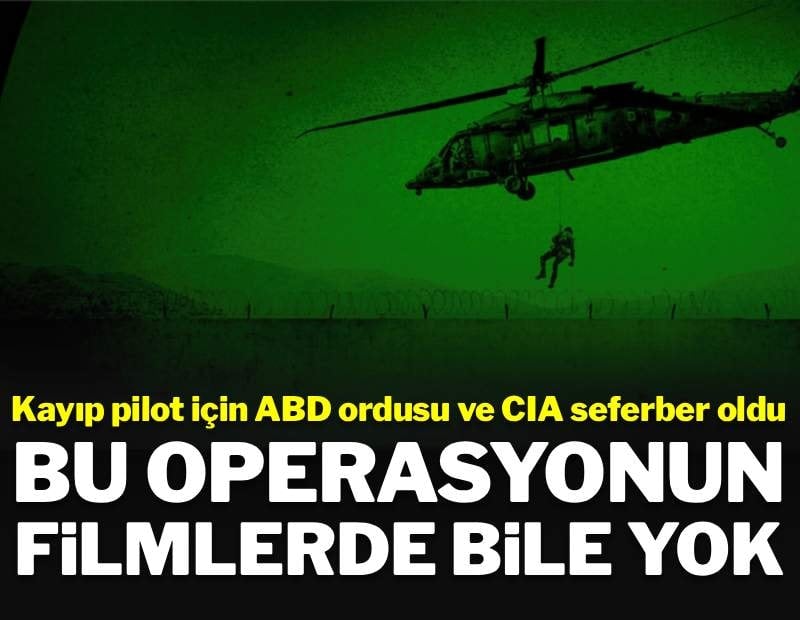 ABD'li F-15E subayı için eşi benzeri olmayan operasyon