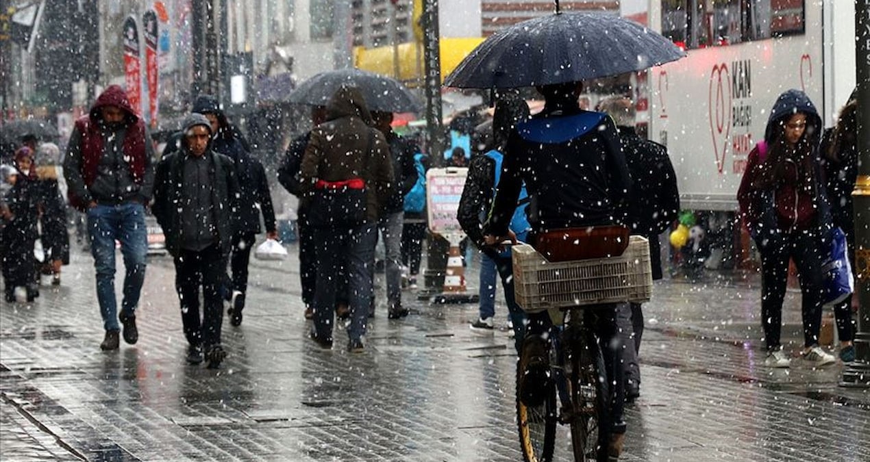 Meteoroloji'den uyarı; güneş gidiyor, sağanak ve kar geliyor