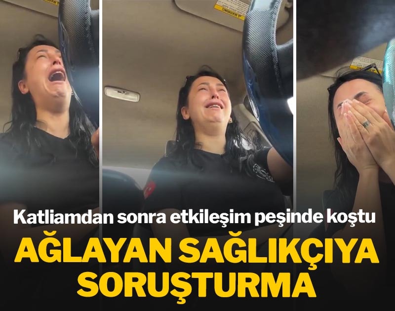 Katliamdan sonra etkileşim peşinde koşan sağlıkçıya soruşturma