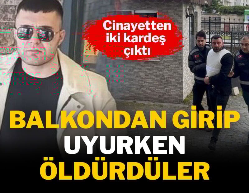 Balkondan girip uyurken öldürdüler...