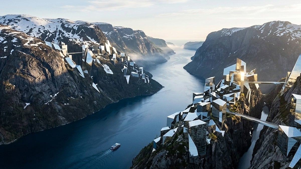 Vadilerin arasına görünmeyen koca bir şehir inşa ettiler