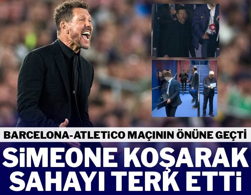 Simeone’nin tavırları olay oldu