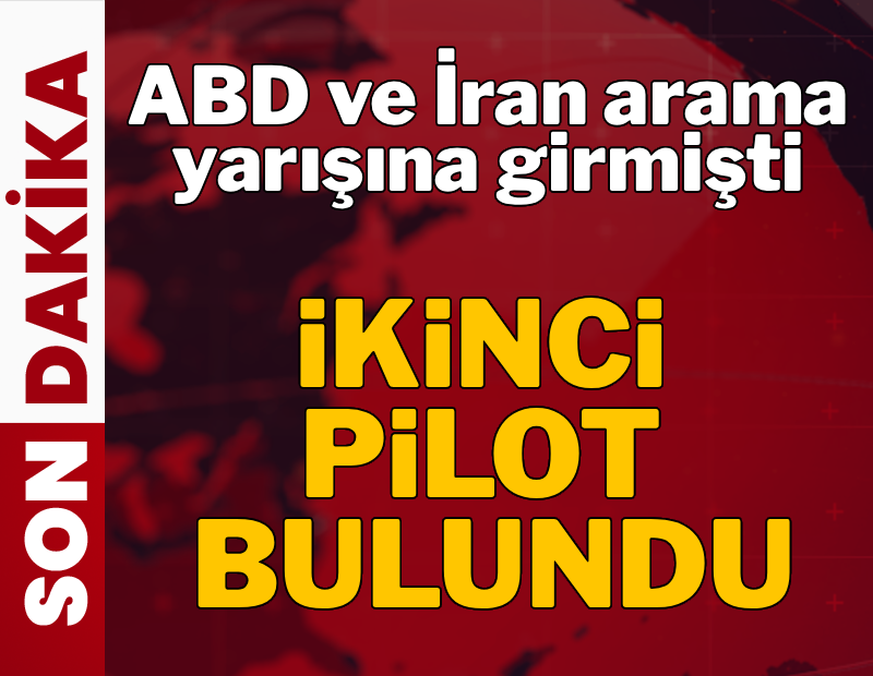 ABD ve İran arama yarışına girmişti: İkinci pilot bulundu