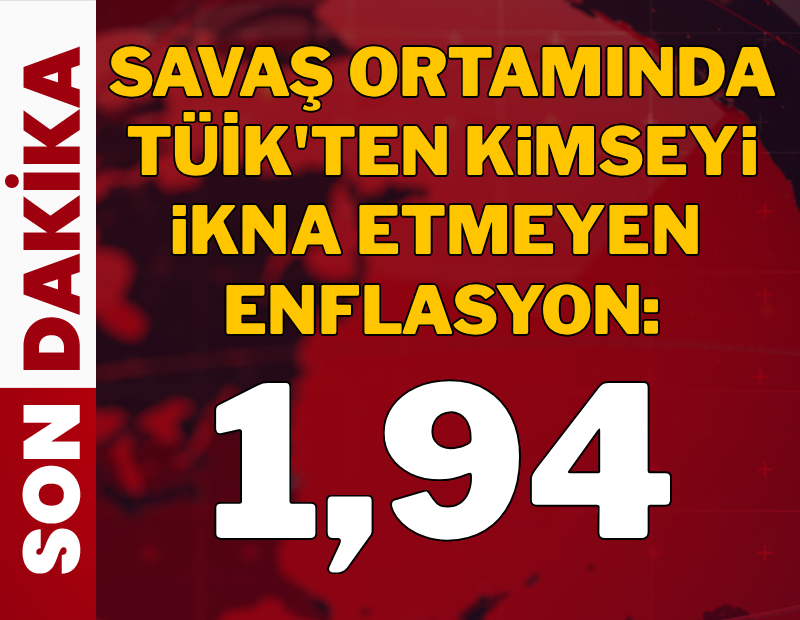 Son Dakika... TÜİK mart enflasyonunu açıkladı