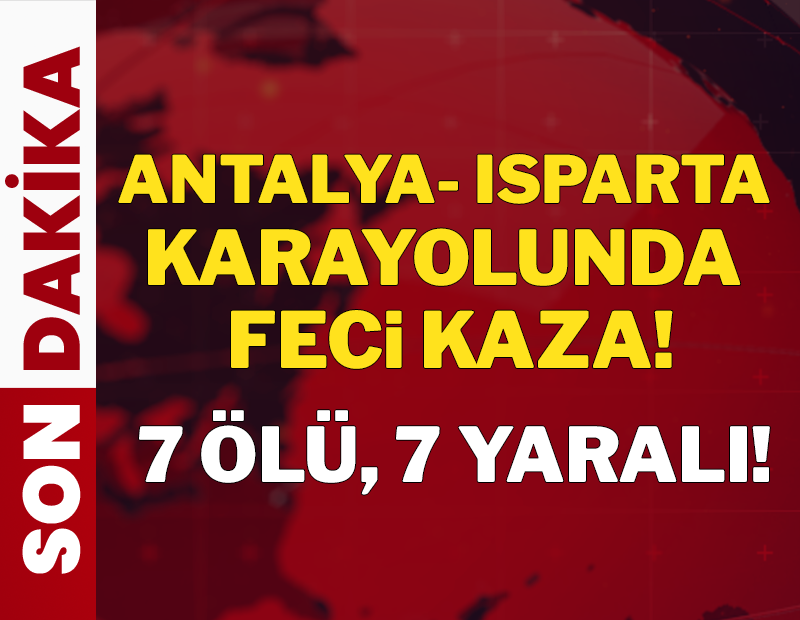 TIR ile minibüs çarpıştı: 6 ölü, 4 yaralı