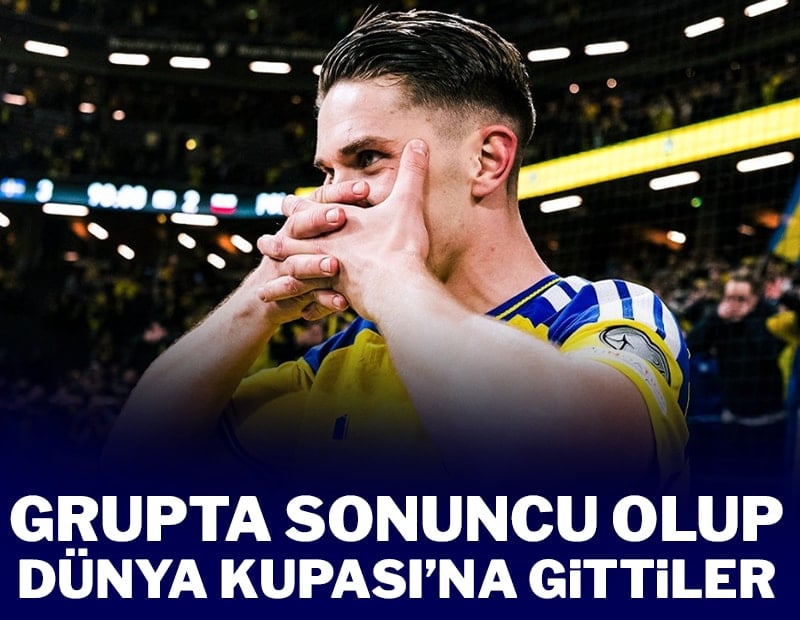 İsveç grupta sonuncu oldu, Dünya Kupası'na gitti