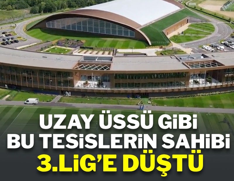 Uzay üssü gibi tesislerin sahibi 3.lig'e düştü!