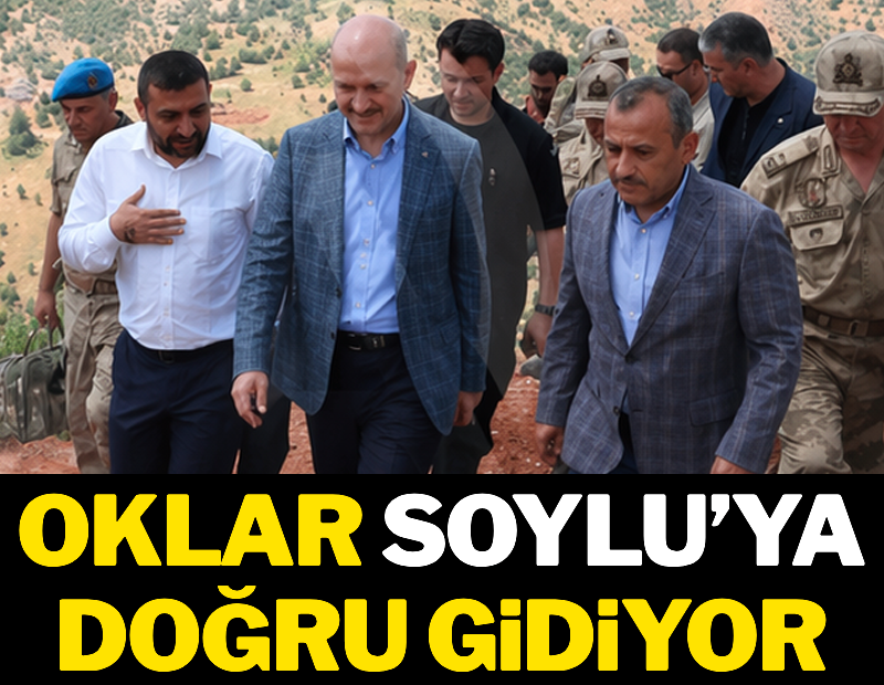 Oklar Soylu’ya doğru gidiyor