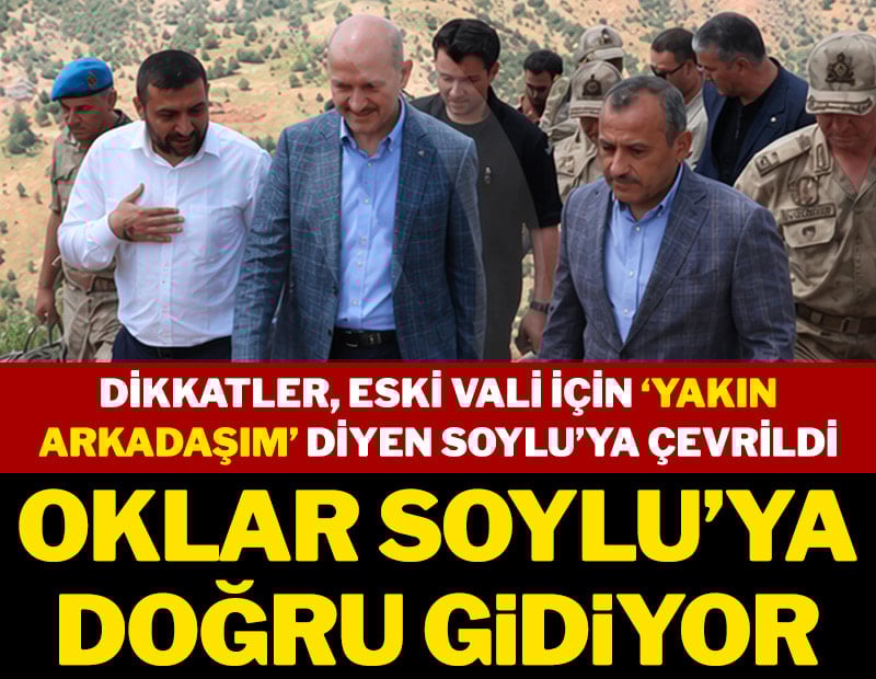 Oklar Soylu’ya doğru gidiyor