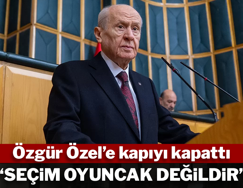 Bahçeli'den seçim çağrılarına yanıt