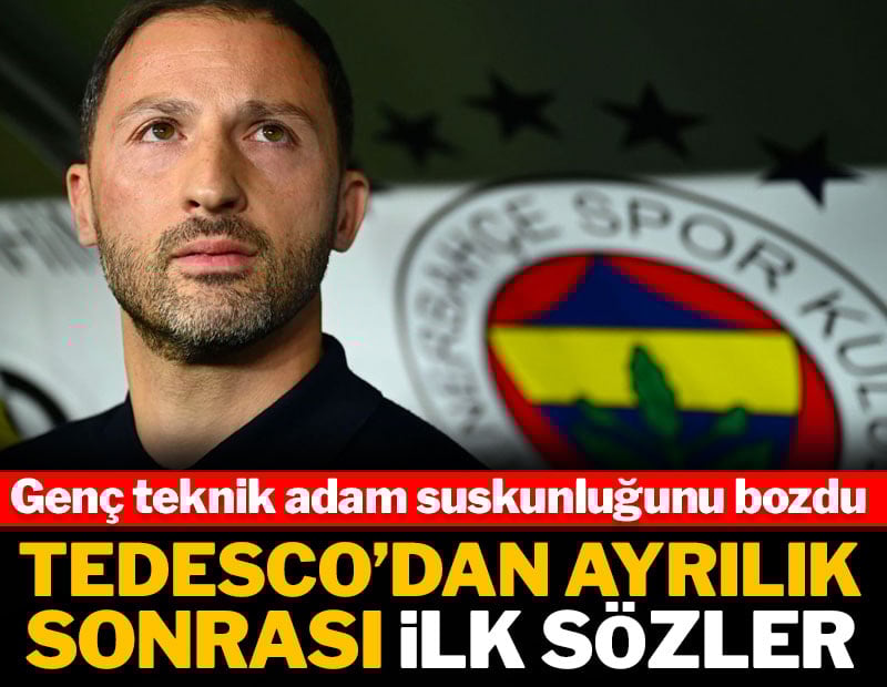 Domenico Tedesco'dan ayrılık sonrası ilk sözler