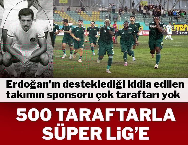 500 taraftarla Süper Lig’e!