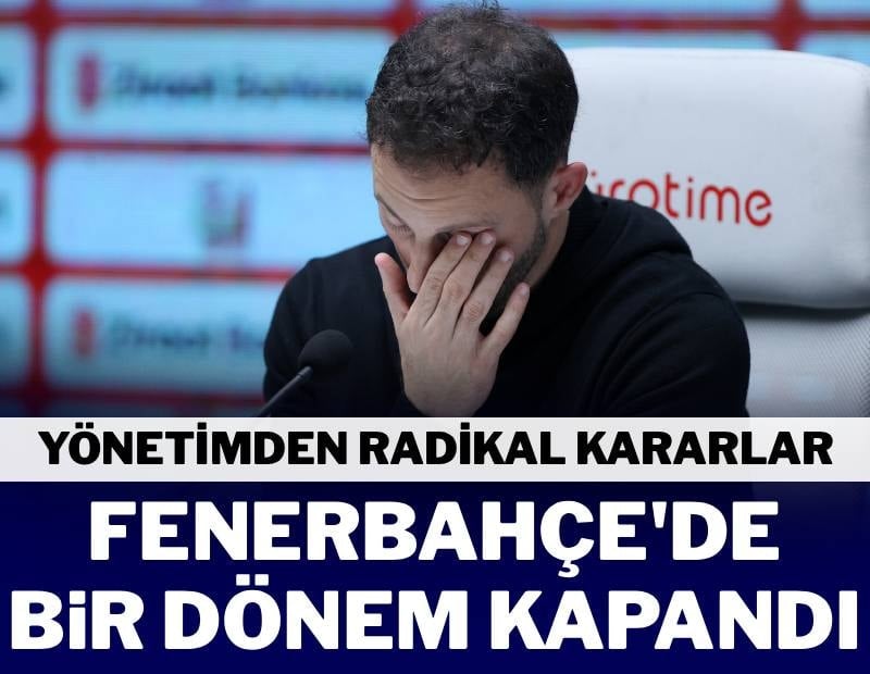 Fenerbahçe'de kritik toplantıdan ayrılık kararı çıktı