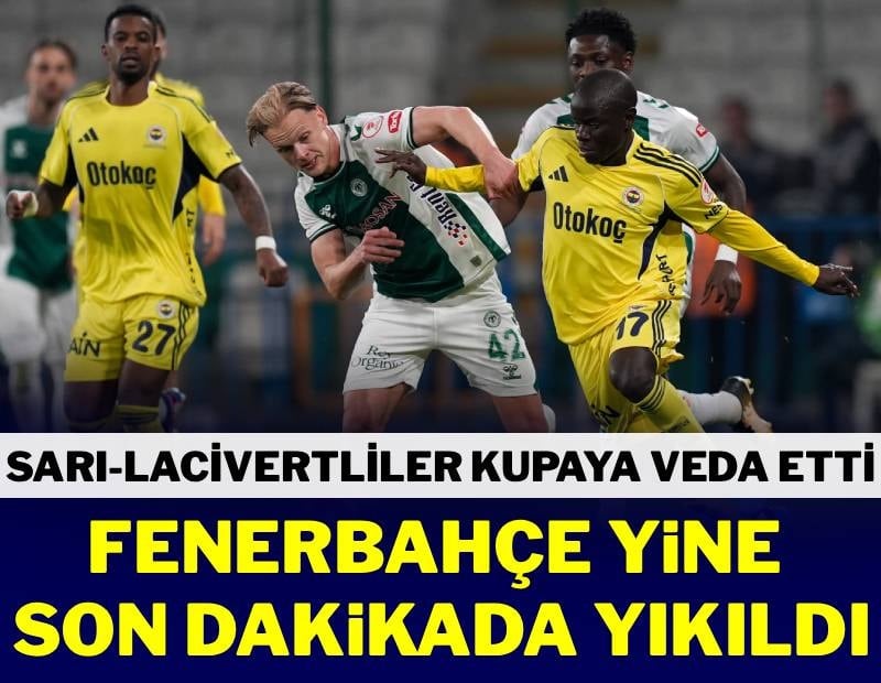 Fenerbahçe 120+2'de elendi!