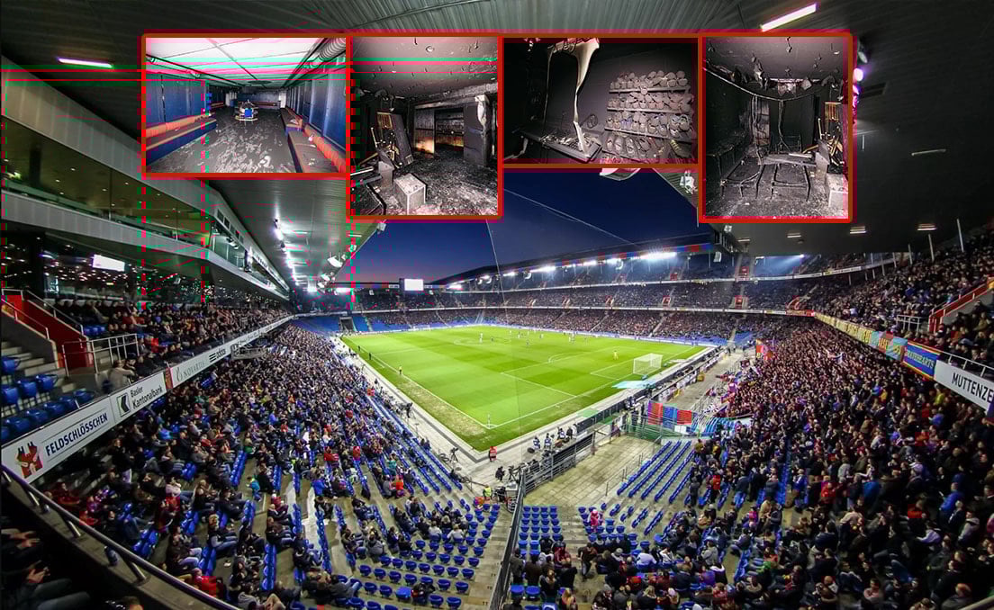 133 yıllık Avrupa kulübünün stadı yandı! Soyunma odaları küle döndü