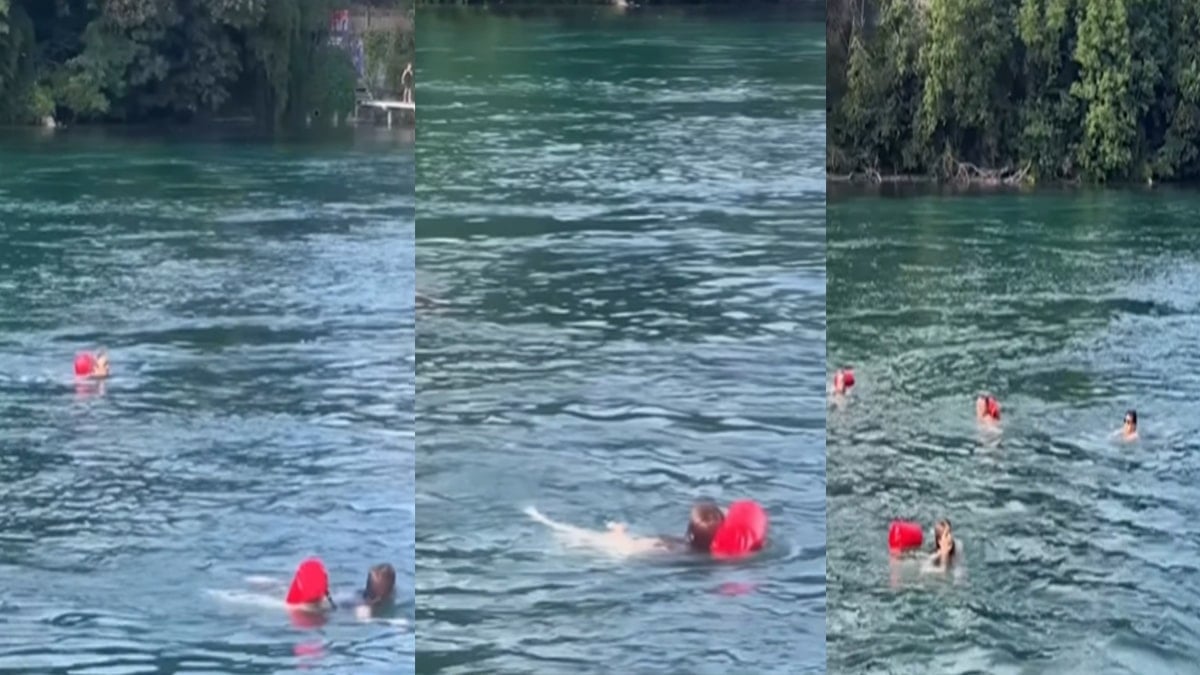 Mesai bittiği gibi herkes suya atlıyor 