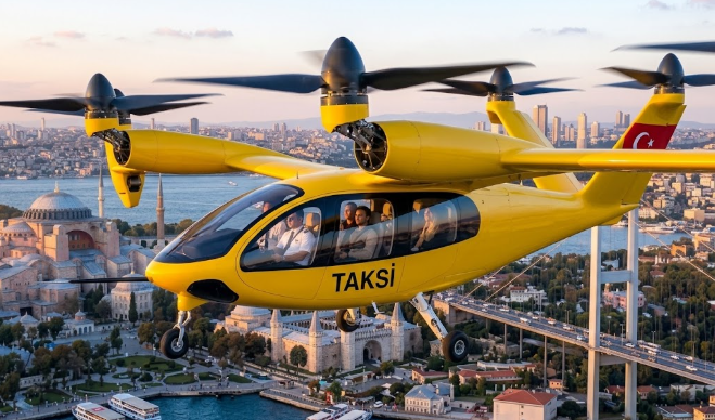 Havalimanına uçan taksi denemesi tamamlandı: Başlangıç için son bir imza kaldı