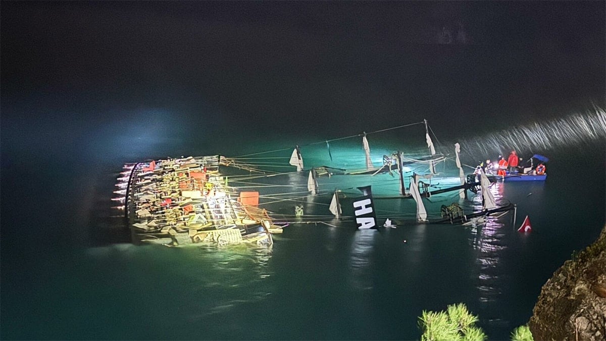 Muğla'da tur teknesi battı: 6 kişi kurtarıldı, 1 ölü