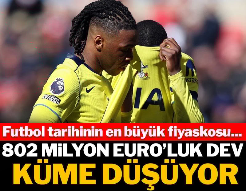 Futbol tarihinin en büyük fiyaskosu: 802 milyon euroluk dev küme düşüyor
