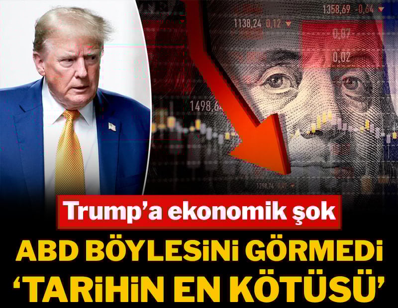 Trump'a şok anket: Ekonomi performansı "tarihin en kötüsü" seçildi!