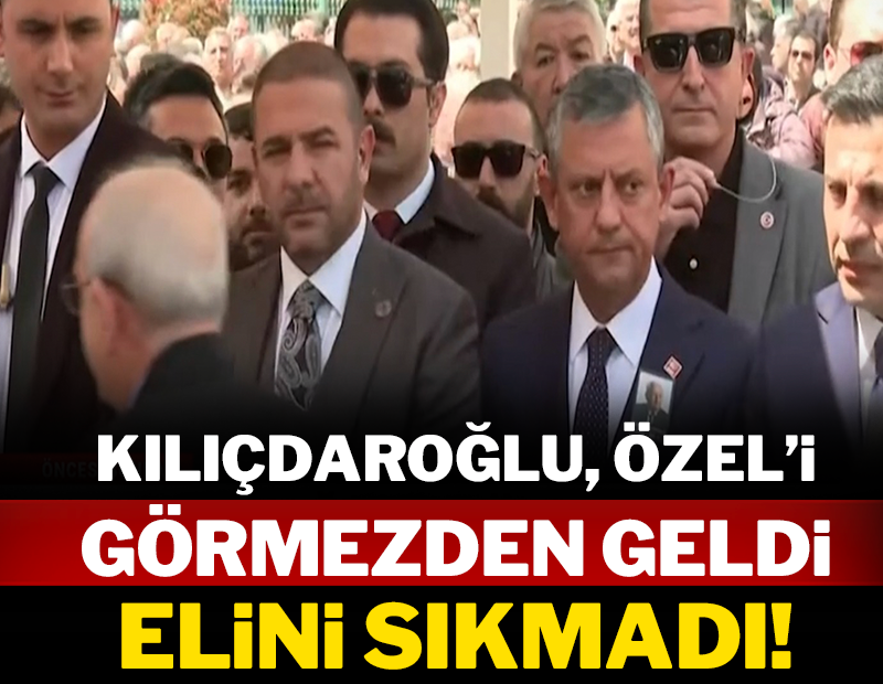 Kemal Kılıçdaroğlu, Özgür Özel'i görmezden geldi, elini sıkmadı!
