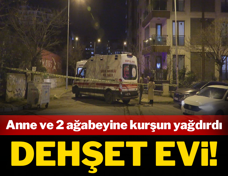 Aile içi dehşet: Annesini ve ağabeyini öldürdü