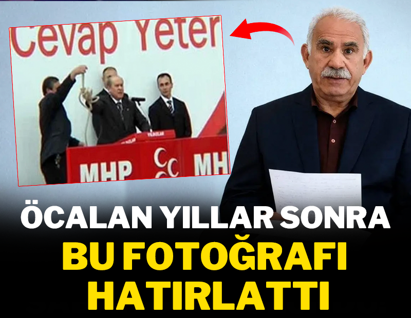 Öcalan yıllar sonra bu fotoğrafı hatırlattı!