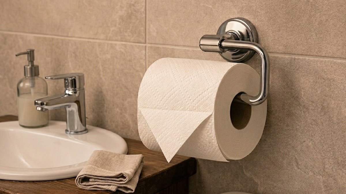 Meğer bu yüzen tuvalet kağıtları üçgen katlanıyormuş 