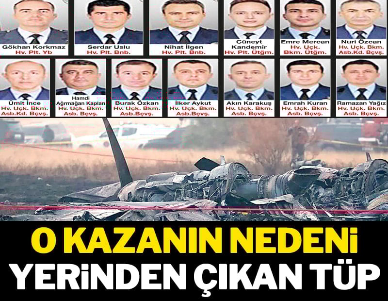 O kazanın nedeni yerinden çıkan tüp