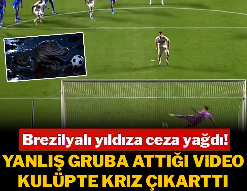 Brezilyalı futbolcu, yanlış gruba attığı videoyla takımı karıştırdı