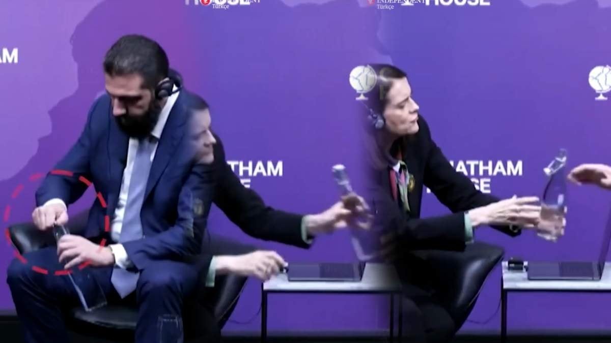 Şara kapağı açamayınca, kadın direktörden yardım istedi