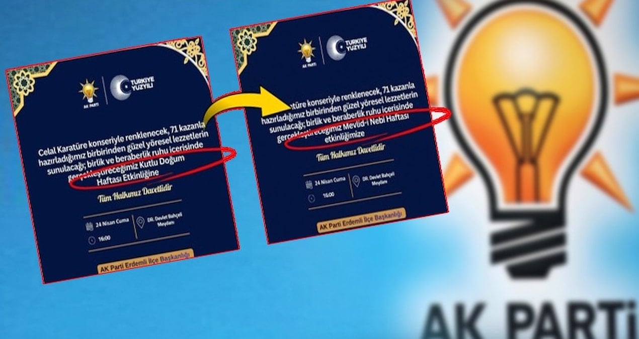 AKP ilçe başkanlığı FETÖ'nün kullandığı sözlerle halka çağrı yaptı!