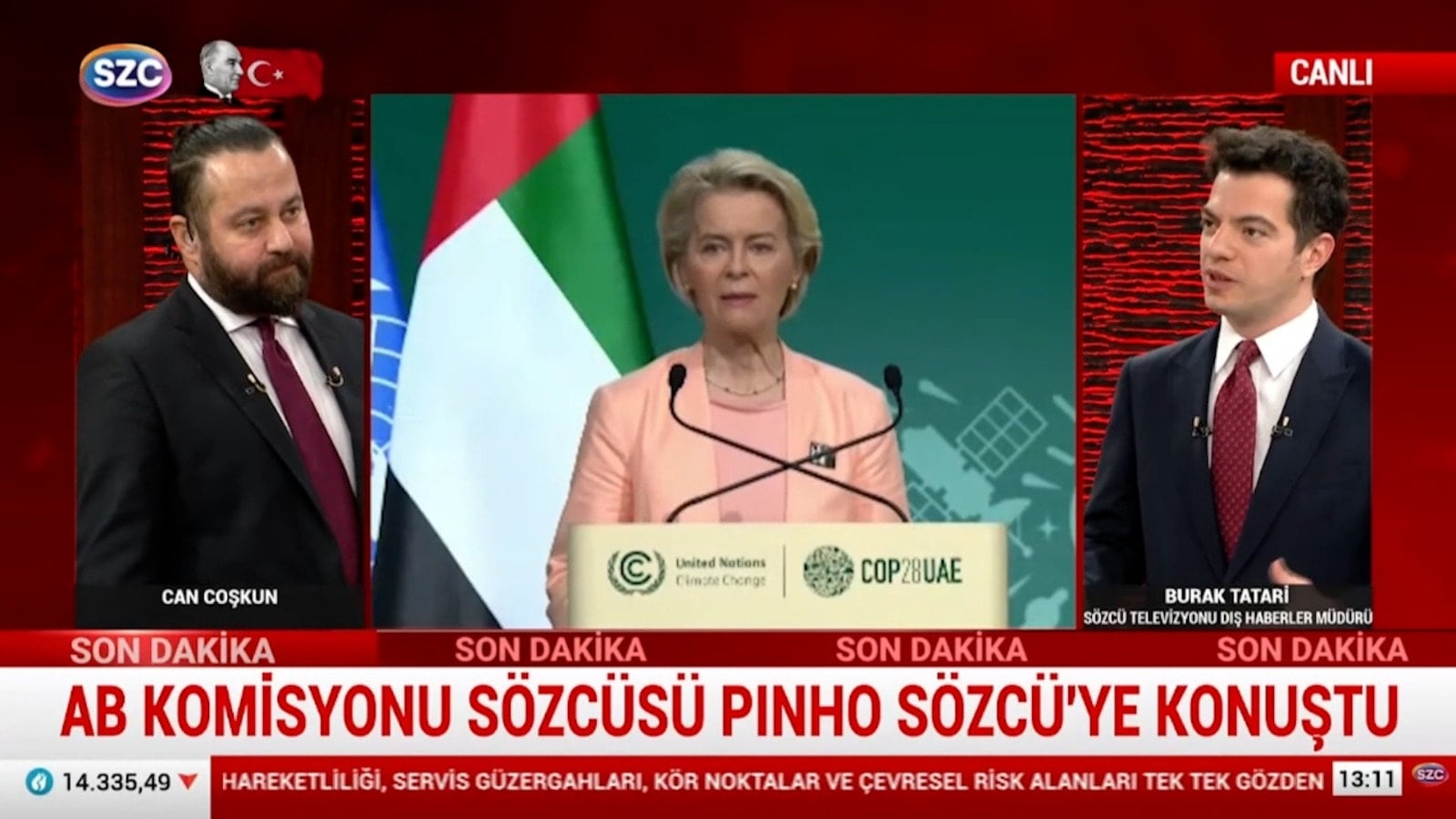 Von der Leyen'in skandal sözlerinden sonra AB sözcüsü, Sözcü'ye konuştu