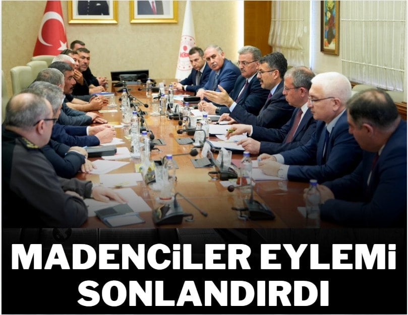 Son dakika... Madenciler eylemi sonlandırdı