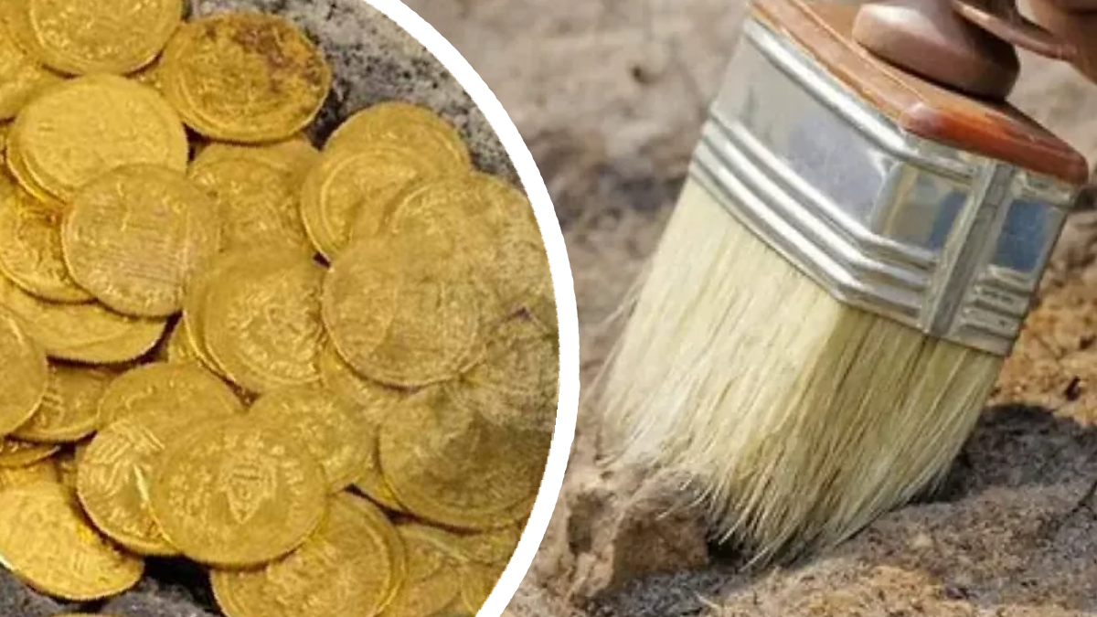 Toprağın altından altın ve mücevher fışkırdı