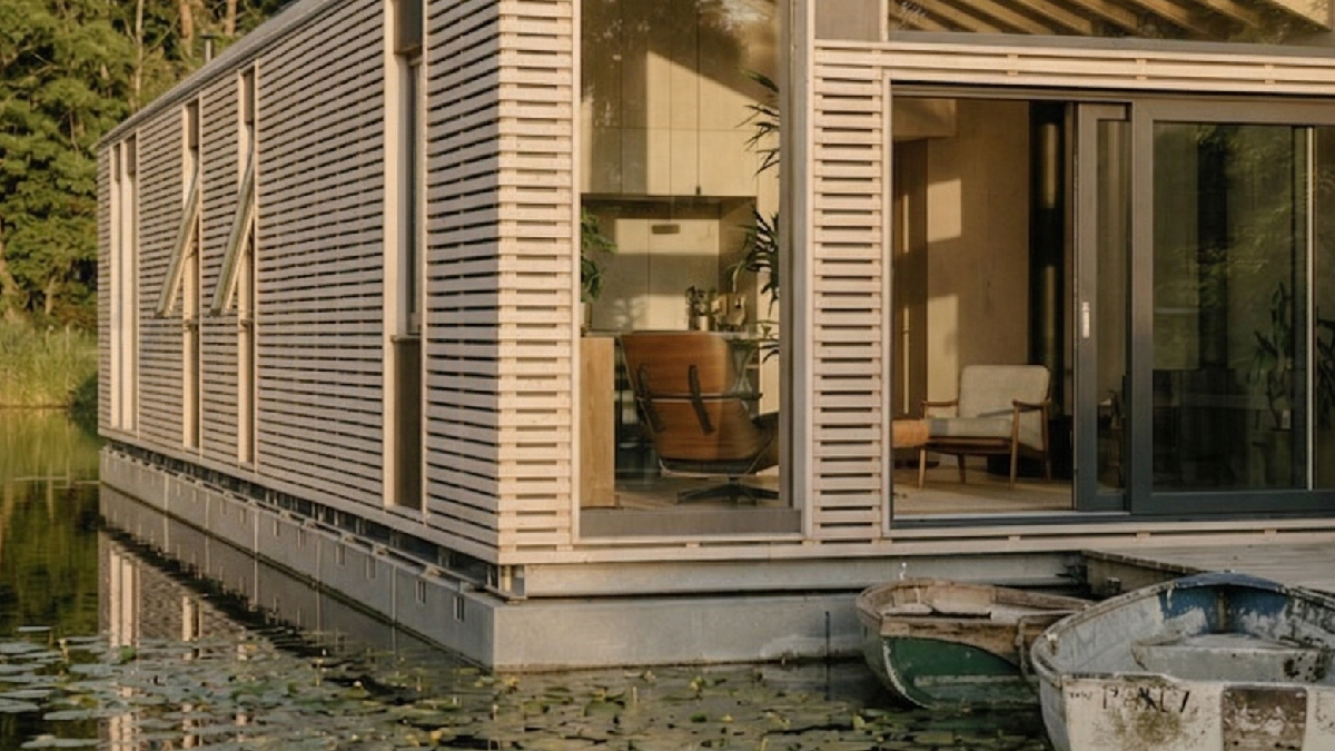 Koca şehir suyun ortasında yapıldı: Bütün evler yüzüyor