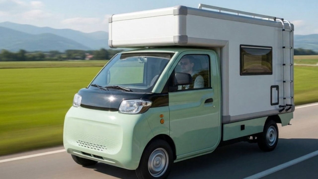 Her yere sığabilen elektrikli karavan piyasaya çıktı!