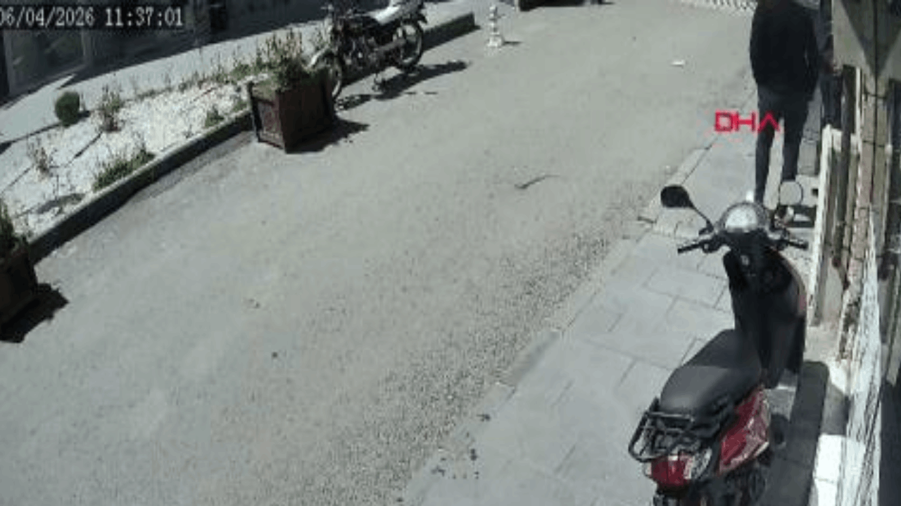 2 kişiye ateş edip kaçtı; o anlar kamerada