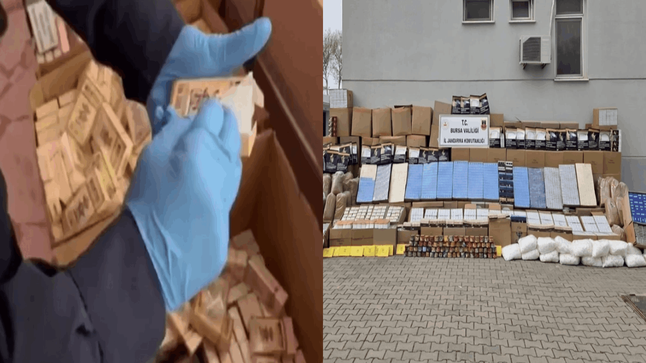 Bursa’da kaçak tütün operasyonu