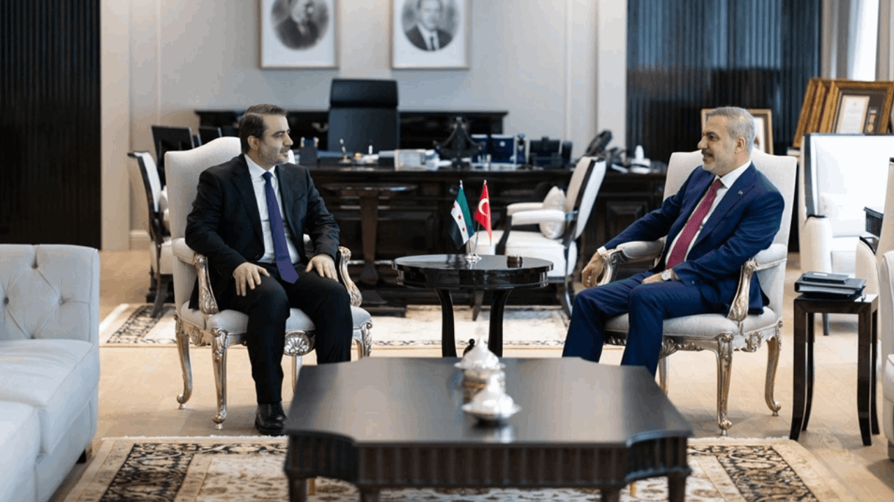 Bakan Fidan, Suriyeli mevkidaşı Şeybani ile görüştü