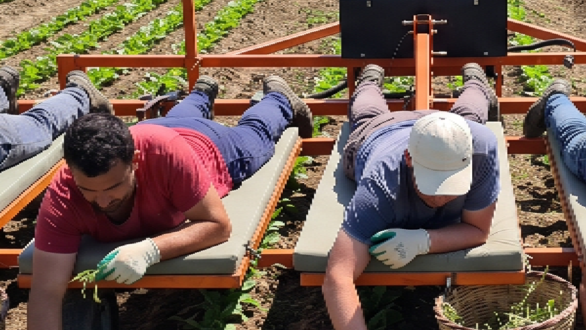 Yüzüstü yatarak para kazanıyorlar