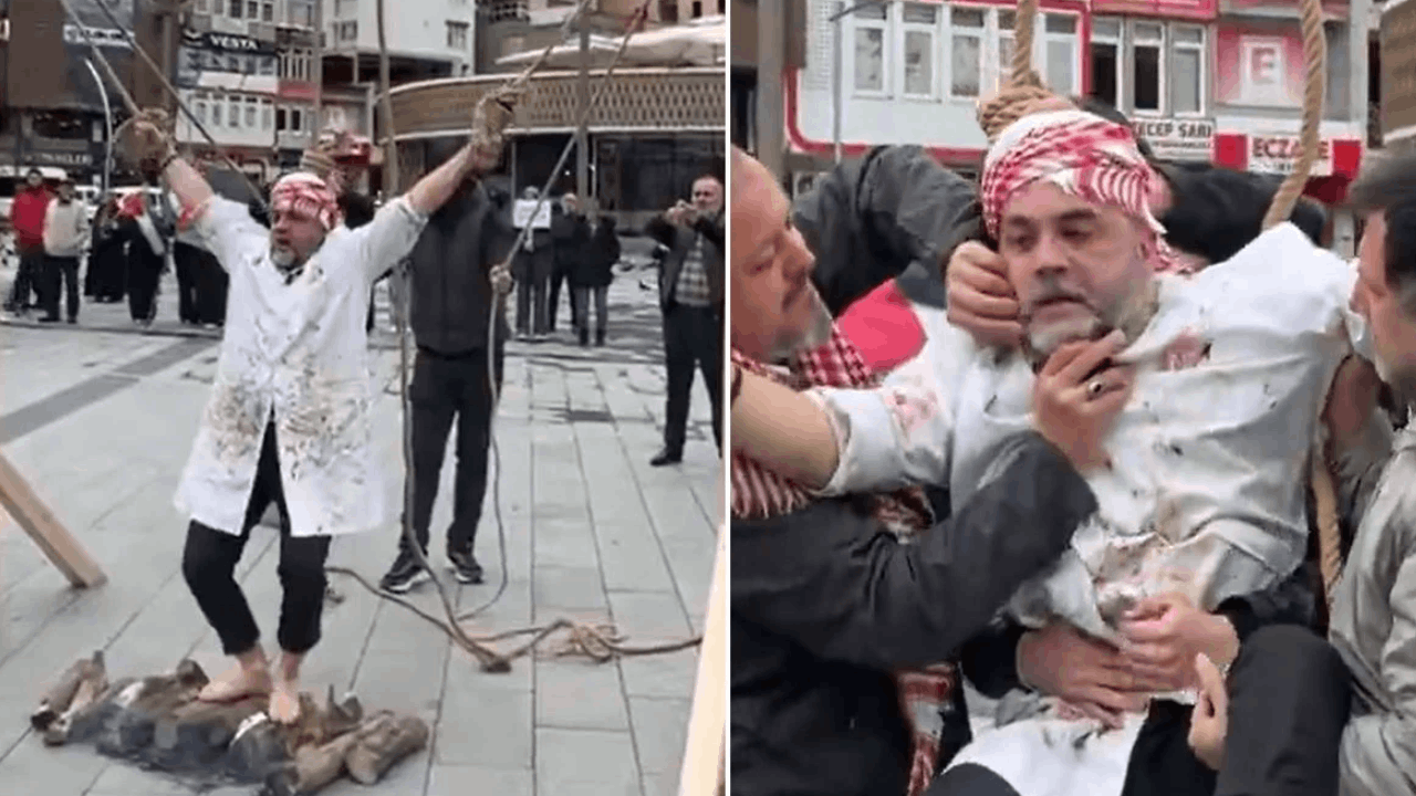 Üniversite hocası protesto yaparken kendini öldürüyordu!