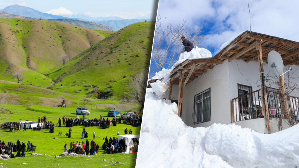 Türkiye'de bu kentin bir yanında bahar, bir yanında kış var